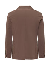 CIRCOLO - Double-breasted Piquet Jacket - Brown - LIDIASHOPPING® - Official Website