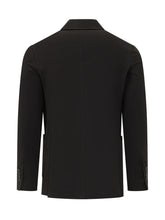 CIRCOLO - Blazer Doppiopetto in Jersey con Tasche - Nero - LIDIASHOPPING® - Official Website