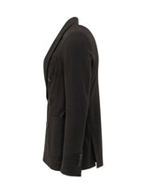 CIRCOLO - Blazer Doppiopetto in Jersey con Tasche - Nero - LIDIASHOPPING® - Official Website