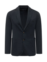 CIRCOLO - Blazer Monopetto Oxford - Blu - LIDIASHOPPING® - Official Website