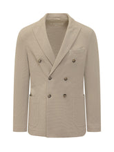 CIRCOLO - Tailored Double-breasted Blazer - Beige - LIDIASHOPPING® - Official Website