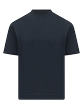 CIRCOLO - Premium Crew-neck T-shirt - Blue - LIDIASHOPPING® - Official Website