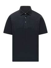 CIRCOLO - Polo Premium in Piquet Navy - Blu - LIDIASHOPPING® - Official Website
