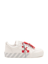 OFF-WHITE KIDS - Low Vulcanized Sneakers with Laces - White - LIDIASHOPPING® - Official Website