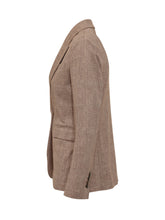 CIRCOLO - Blazer Slim a un Bottone - Marrone - LIDIASHOPPING® - Official Website