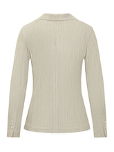 CIRCOLO - Slim Jacket with Lapels and Pockets - Beige - LIDIASHOPPING® - Official Website