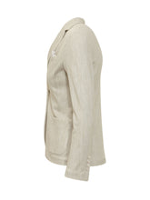 CIRCOLO - Slim Jacket with Lapels and Pockets - Beige - LIDIASHOPPING® - Official Website