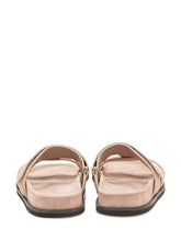 TORY BURCH - Sandali Ines Sport Slide con Fasce - Beige - LIDIASHOPPING® - Official Website