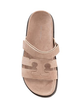 TORY BURCH - Sandali Ines Sport Slide con Fasce - Beige - LIDIASHOPPING® - Official Website
