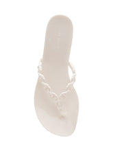 TORY BURCH - Gemini Link Flip Flops with Chain - White - LIDIASHOPPING® - Official Website