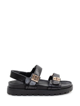 TORY BURCH - Mellow Sport Sandal con Doppia Fascia - Nero - LIDIASHOPPING® - Official Website