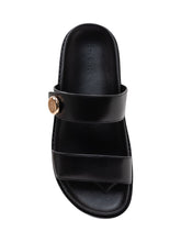 TORY BURCH - Romy Sport Slide Sandal - Black - LIDIASHOPPING® - Official Website