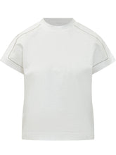 PESERICO - Jersey Piquet T-shirt with Wide Sleeves - White - LIDIASHOPPING® - Official Website