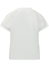 PESERICO - T-shirt in Jersey Piquet con Maniche Ampie - Bianco | Lidia Shopping ® | Official Website