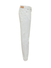 TELA GENOVA - Pantalone Cinque Tasche - Bianco - LIDIASHOPPING® - Official Website