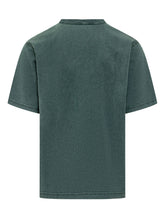 DOLCE & GABBANA - T-shirt Crewneck with Front Logo - Green - LIDIASHOPPING® - Official Website