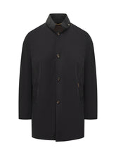 MOORER - Giacca Hektor con Collo Alto e Bottoni - Nero - LIDIASHOPPING® - Official Website