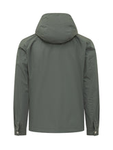MOORER - Giacca Fenzi con Cappuccio e Tasche Applicate - Verde - LIDIASHOPPING® - Official Website