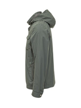 MOORER - Giacca Fenzi con Cappuccio e Tasche Applicate - Verde - LIDIASHOPPING® - Official Website