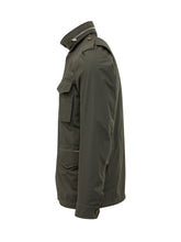 MOORER - Giacca Denver con Collo Alto e Tasche con Patta - Verde - LIDIASHOPPING® - Official Website