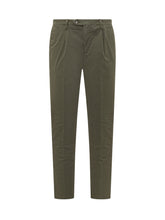BRIGLIA - Pants with Pockets and Belt Loops - Green - LIDIASHOPPING® - Official Website