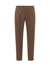 BRIGLIA - Trousers with Pleats and Side Pockets - Brown - LIDIASHOPPING® - Official Website