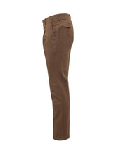 BRIGLIA - Trousers with Pleats and Side Pockets - Brown - LIDIASHOPPING® - Official Website