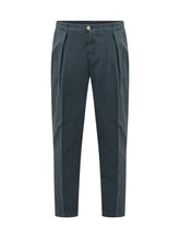 BRIGLIA - Pantalone Affusolato con Pinces - Blu - LIDIASHOPPING® - Official Website