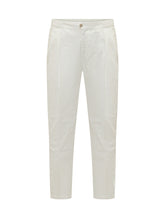 BRIGLIA - Pantalone Slim Fit - Bianco - LIDIASHOPPING® - Official Website