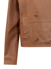 BULLY - Giacca Doppiopetto con Cintura e Colletto - Marrone - LIDIASHOPPING® - Official Website