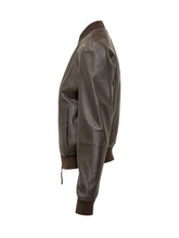 BULLY - Bomber con Zip e Collo in Maglia - Marrone | Lidia Shopping | Official Website