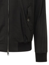 BARACUTA - G9 Zip Jacket with Stand Collar - Black - LIDIASHOPPING® - Official Website