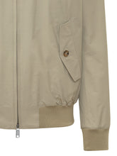 BARACUTA - G9 Zip Jacket with Stand Collar - Beige - LIDIASHOPPING® - Official Website