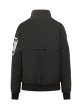 BARACUTA - Zip Jacket with Pockets and Patch - Black - LIDIASHOPPING® - Official Website