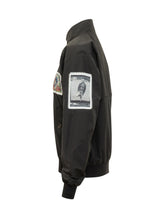 BARACUTA - Zip Jacket with Pockets and Patch - Black - LIDIASHOPPING® - Official Website