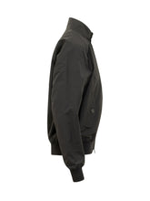 BARACUTA - Zip Jacket with Buttoned Pockets - Black - LIDIASHOPPING® - Official Website