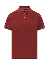 BARACUTA - Polo with Tartan Placket - Red - LIDIASHOPPING® - Official Website
