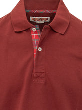 BARACUTA - Polo with Tartan Placket - Red - LIDIASHOPPING® - Official Website