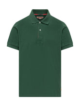 BARACUTA - Polo with Tartan Placket - Green - LIDIASHOPPING® - Official Website