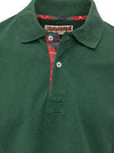 BARACUTA - Polo with Tartan Placket - Green - LIDIASHOPPING® - Official Website