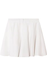 ELISABETTA FRANCHI KIDS - Crepe Skirt with Flap Pockets - White - LIDIASHOPPING® - Official Website