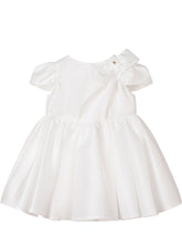 ELISABETTA FRANCHI KIDS - Abito con Fiocco su Spalla - Bianco - LIDIASHOPPING® - Official Website