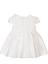 ELISABETTA FRANCHI KIDS - Abito con Fiocco su Spalla - Bianco - LIDIASHOPPING® - Official Website