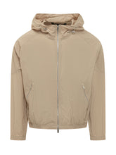 MOOSE KNUCKLES - Giacca con Cappuccio e Zip - Beige | Lidia Shopping | Official Website