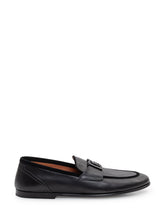 DOLCE & GABBANA - Loafers with Front Metal Bit - Black - LIDIASHOPPING® - Official Website
