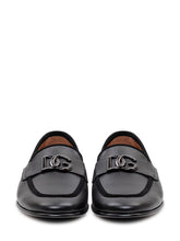 DOLCE & GABBANA - Loafers with Front Metal Bit - Black - LIDIASHOPPING® - Official Website