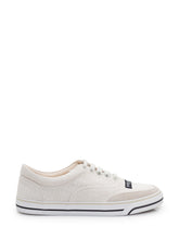 DOLCE & GABBANA - Low Top Canvas Sneakers with Laces - Beige - LIDIASHOPPING® - Official Website