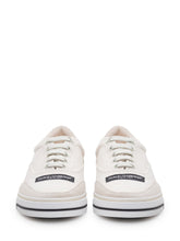 DOLCE & GABBANA - Low Top Canvas Sneakers with Laces - Beige - LIDIASHOPPING® - Official Website