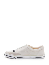 DOLCE & GABBANA - Low Top Canvas Sneakers with Laces - Beige - LIDIASHOPPING® - Official Website