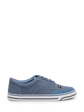 DOLCE & GABBANA - Low Top Canvas Sneakers with Laces - Blue - LIDIASHOPPING® - Official Website